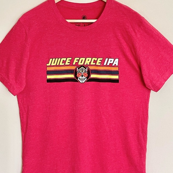 New Belgium Brewing Co Voodoo Ranger Juice Force IPA Beer Red T Shirt Adult L - Picture 3 of 9